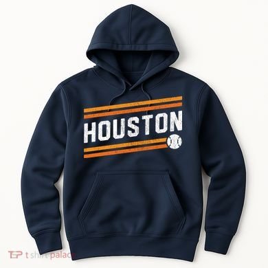 Houston Baseball Retro Vintage Hoodie