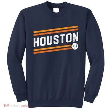 Houston Baseball Retro Vintage Sweatshirt