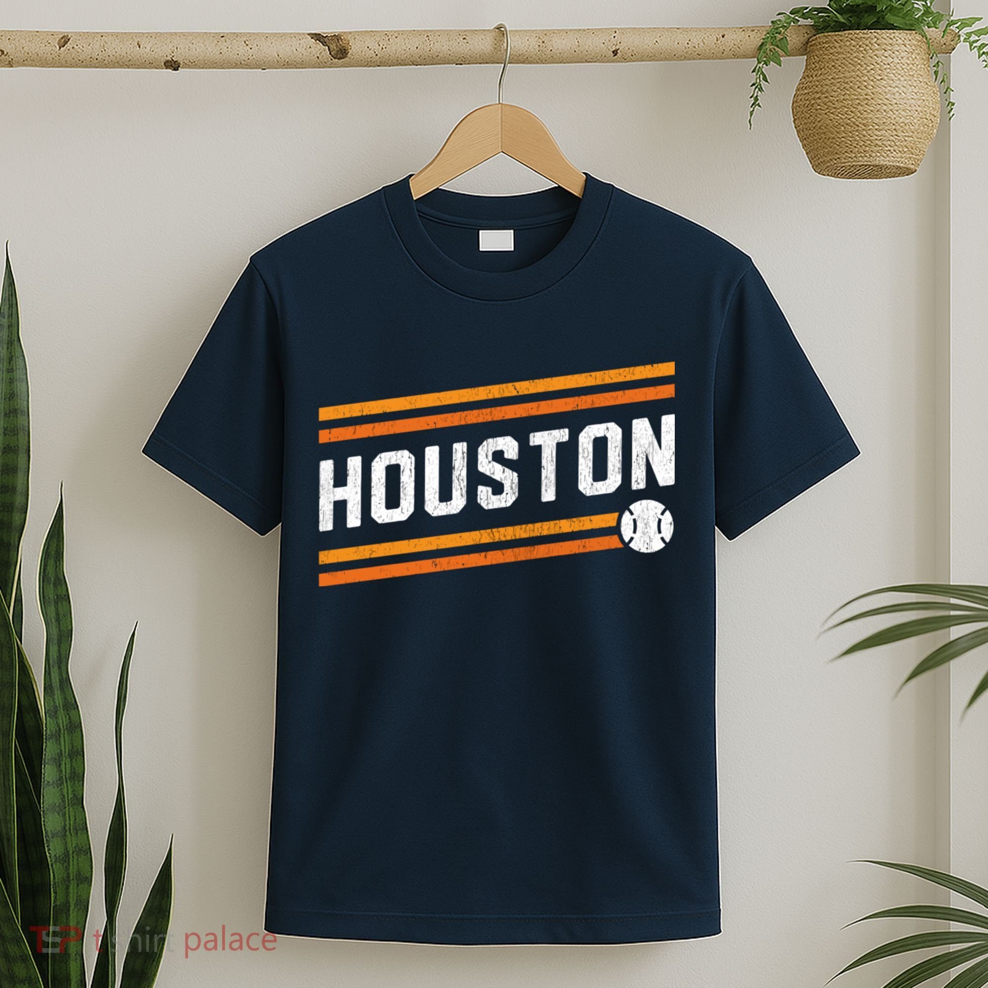 Houston Baseball Retro Vintage T-Shirt