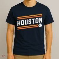 Houston Baseball Retro Vintage T-Shirt thumb 3