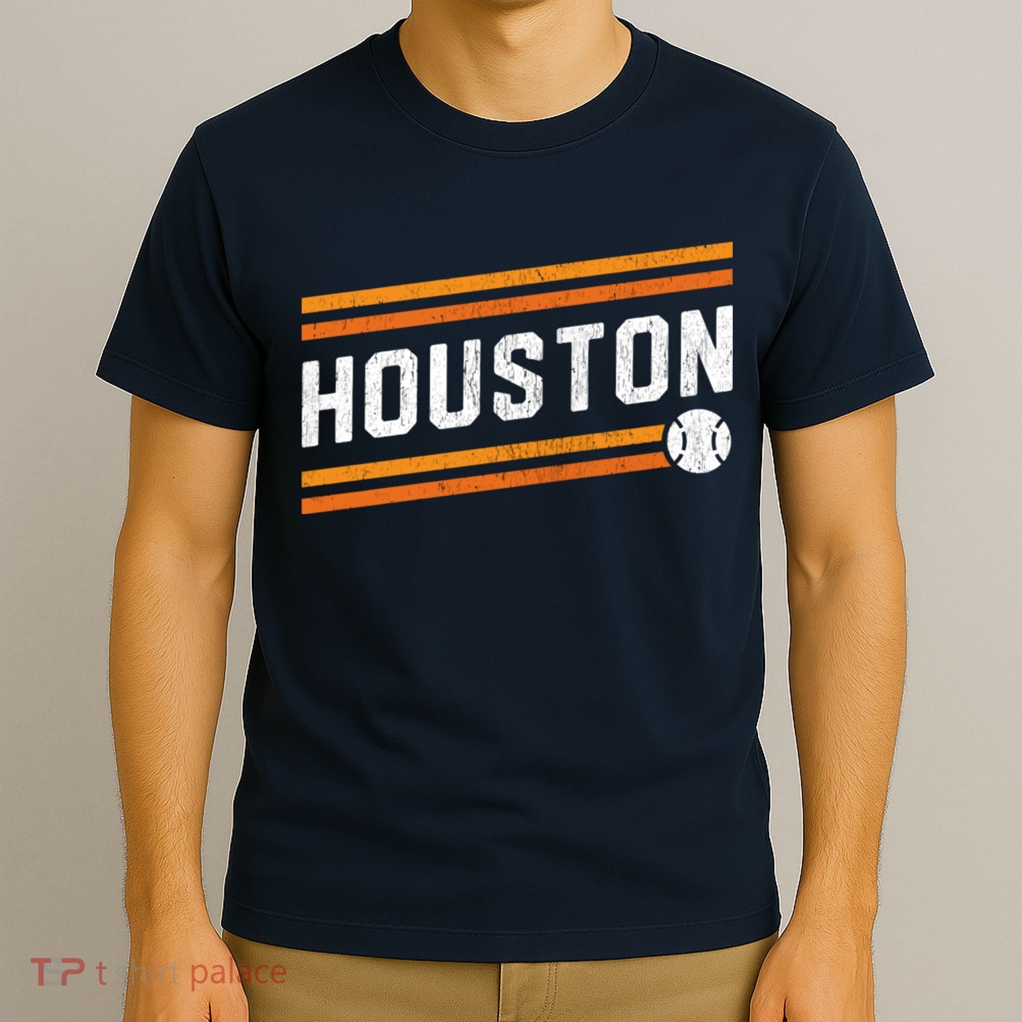 Houston Baseball Retro Vintage T-Shirt
