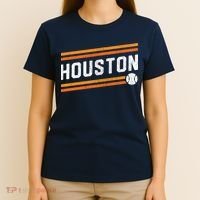 Houston Baseball Retro Vintage T-Shirt thumb 4