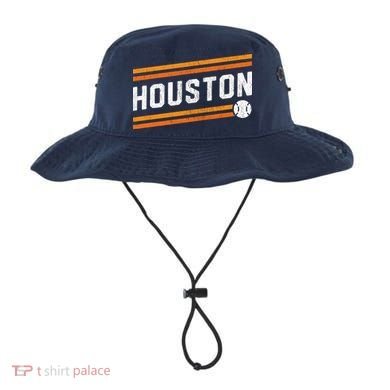Houston Baseball Retro Vintage Bucket Hat