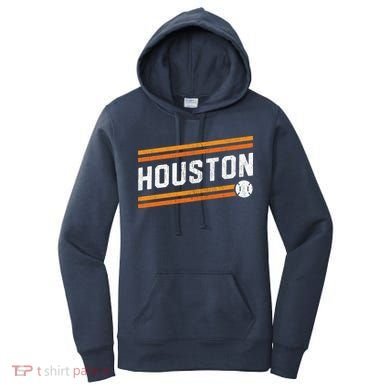 Houston Baseball Retro Vintage Women's Hoodie
