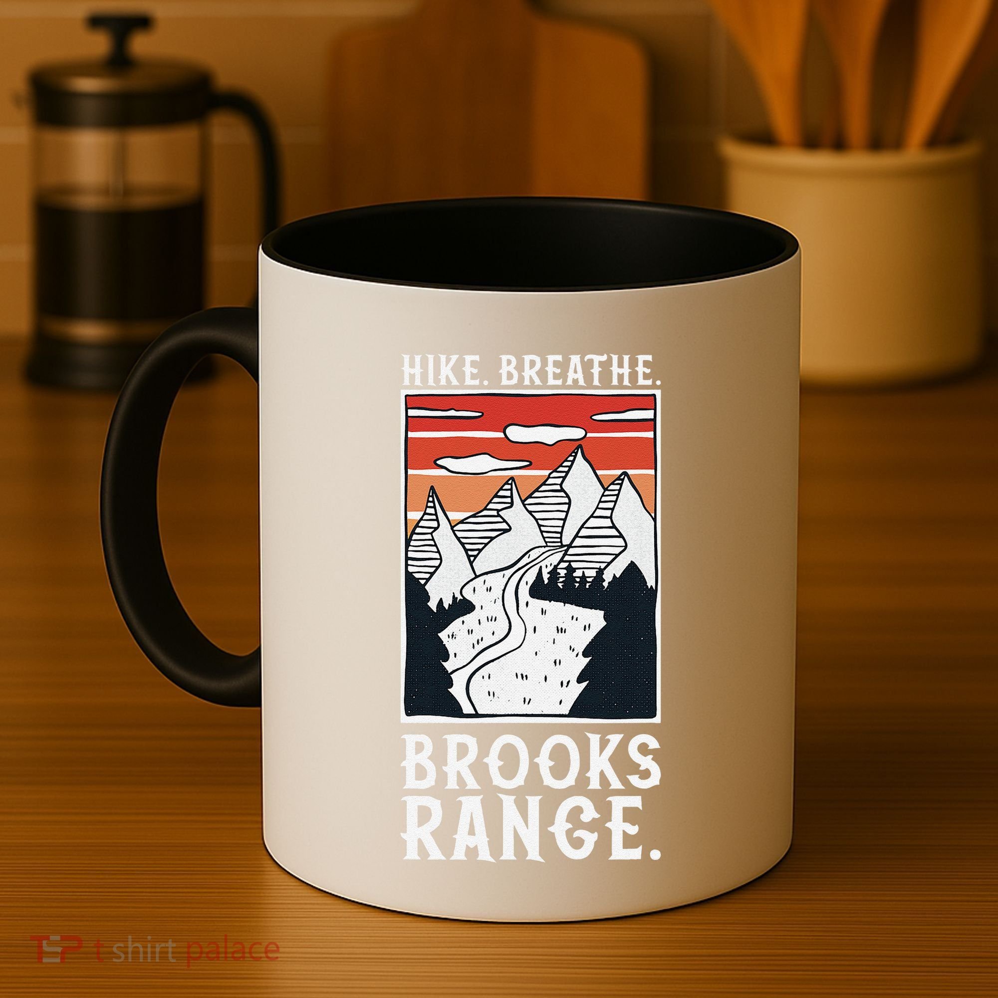 Hiking Brooks Range Coffee Mug