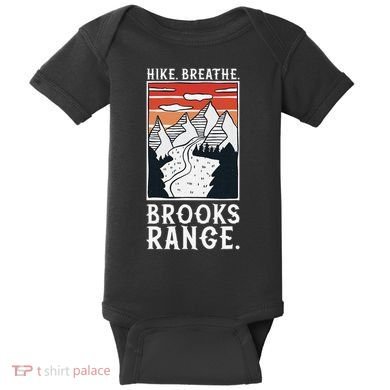 Hiking Brooks Range Baby Bodysuit
