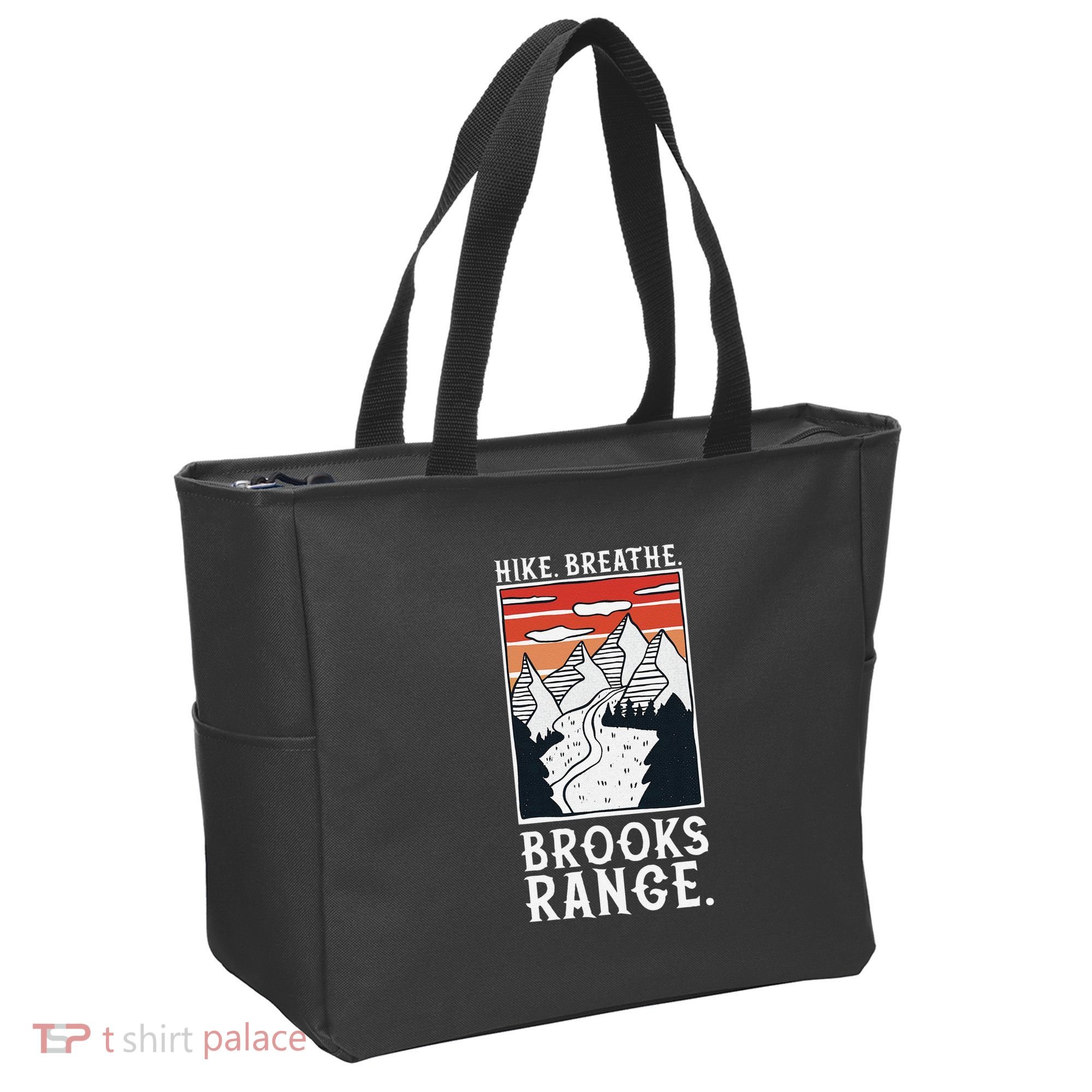 Hiking Brooks Range Tote Bag