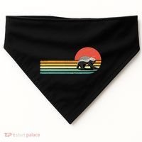 Honey Badger Retro Style Wild Animal Lover Zookeeper USA-Made Doggie Bandana thumb 0