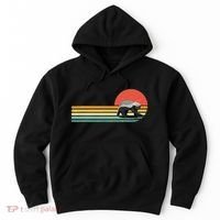 Honey Badger Retro Style Wild Animal Lover Zookeeper Hoodie thumb 0