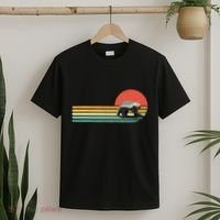 Honey Badger Retro Style Wild Animal Lover Zookeeper T-Shirt thumb 2