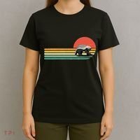 Honey Badger Retro Style Wild Animal Lover Zookeeper T-Shirt thumb 4