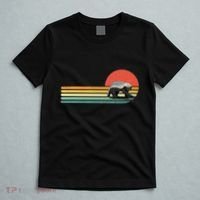 Honey Badger Retro Style Wild Animal Lover Zookeeper T-Shirt thumb 5