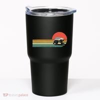 Honey Badger Retro Style Wild Animal Lover Zookeeper Tumbler thumb 0