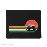 Honey Badger Retro Style Wild Animal Lover Zookeeper Mousepad thumb 0