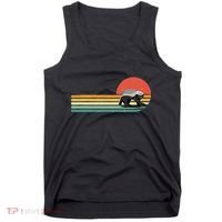 Honey Badger Retro Style Wild Animal Lover Zookeeper Tank Top thumb 0