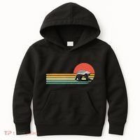 Honey Badger Retro Style Wild Animal Lover Zookeeper Kids Hoodie thumb 0