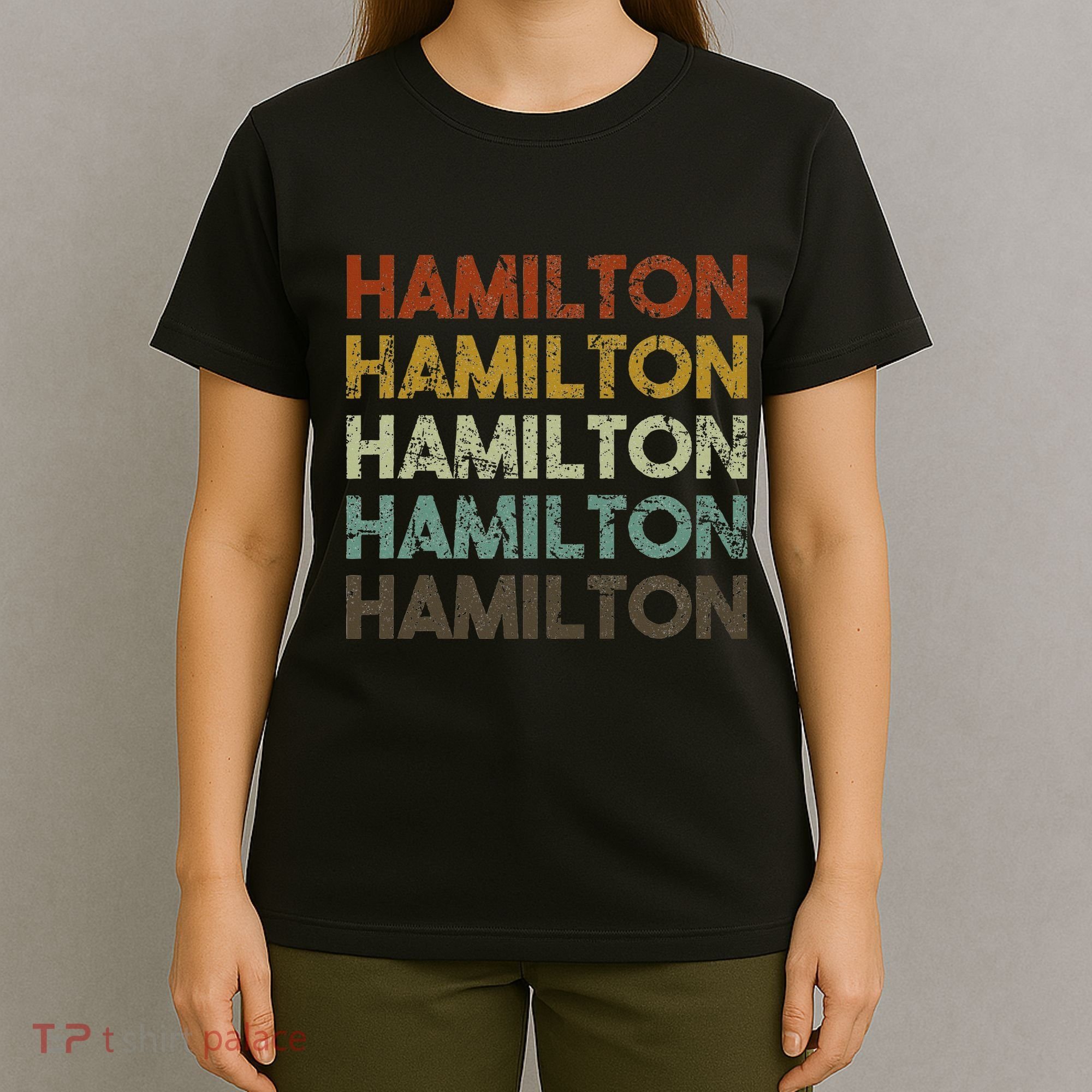 Hamilton Bermuda Retro Style T-Shirt