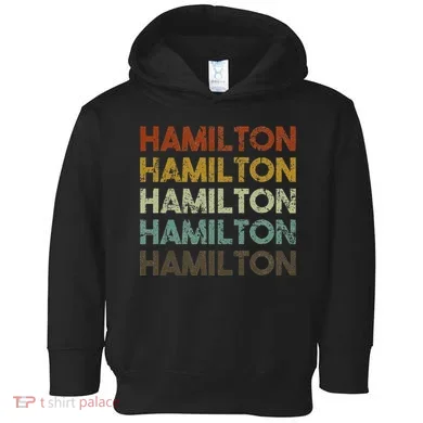 Hamilton Bermuda Retro Style Toddler Hoodie