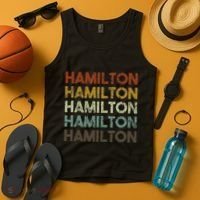 Hamilton Bermuda Retro Style Tank Top thumb 4