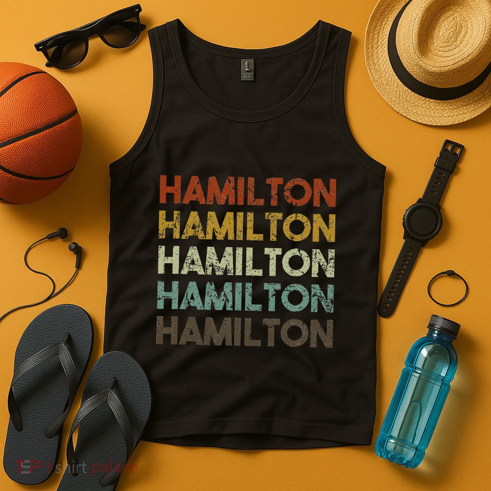 Hamilton Bermuda Retro Style Tank Top