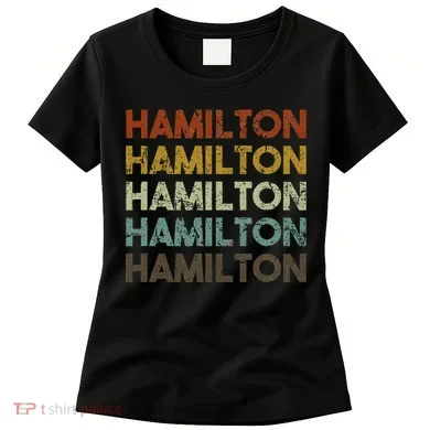 Hamilton Bermuda Retro Style Women's T-Shirt