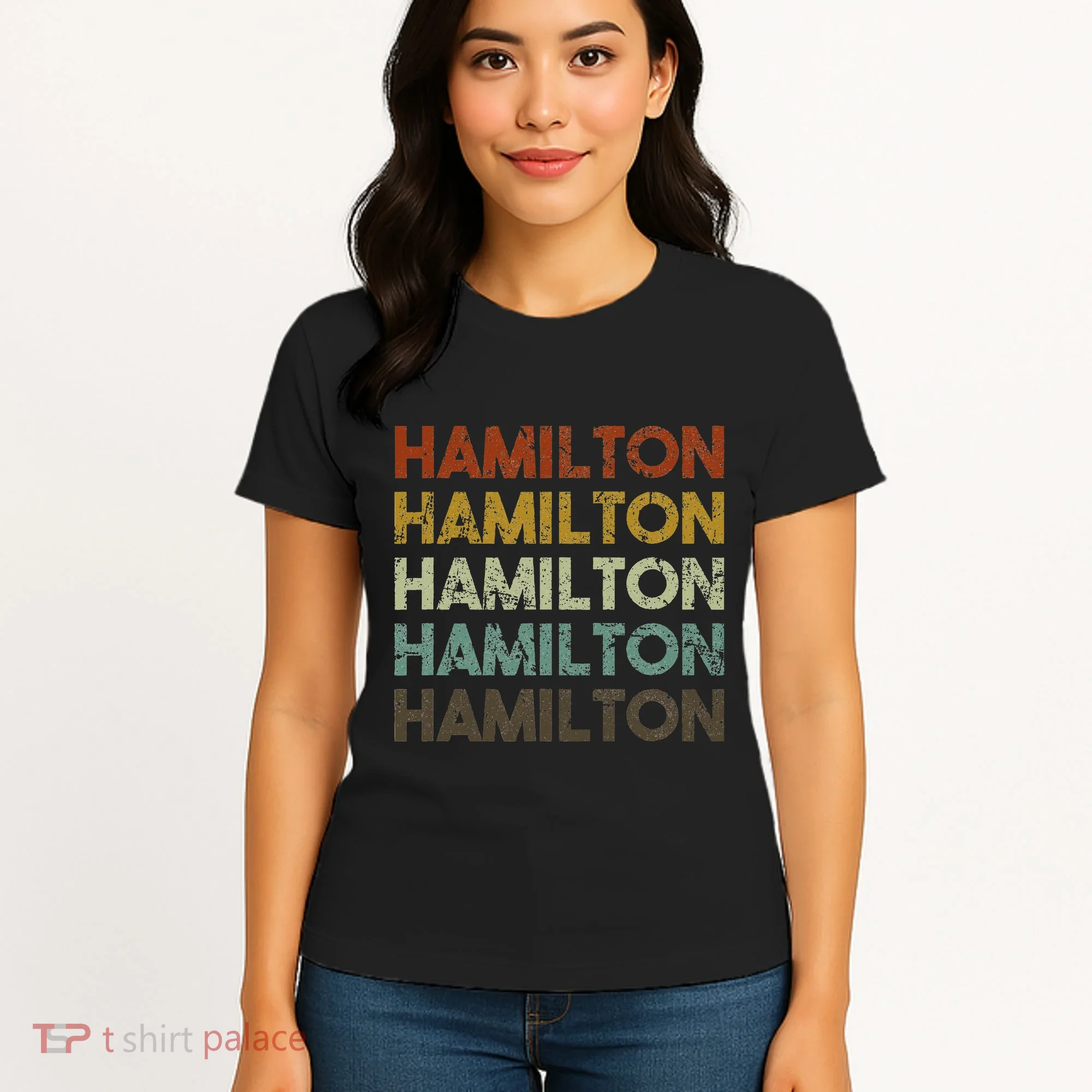 Hamilton Bermuda Retro Style Women's T-Shirt