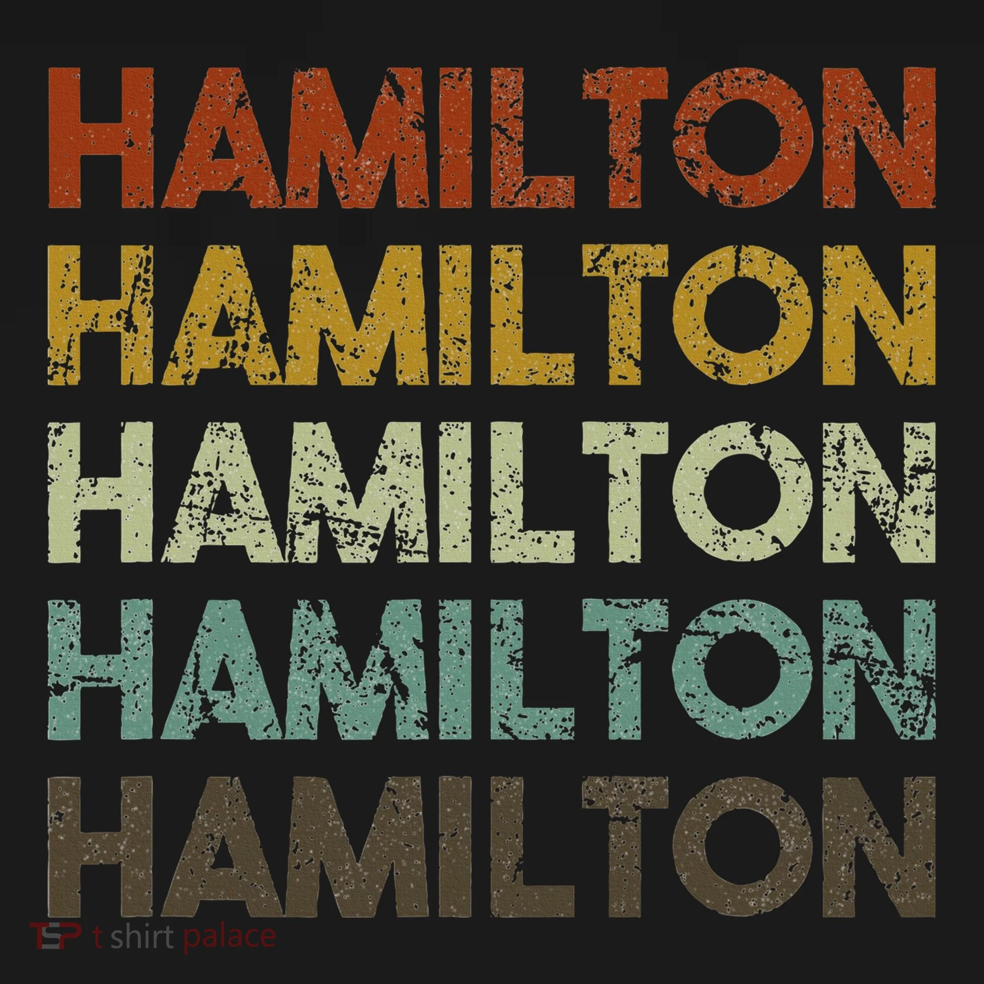 Hamilton Bermuda Retro Style Women's T-Shirt