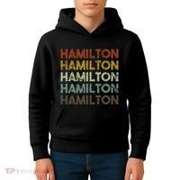 Hamilton Bermuda Retro Style Kids Hoodie thumb 4