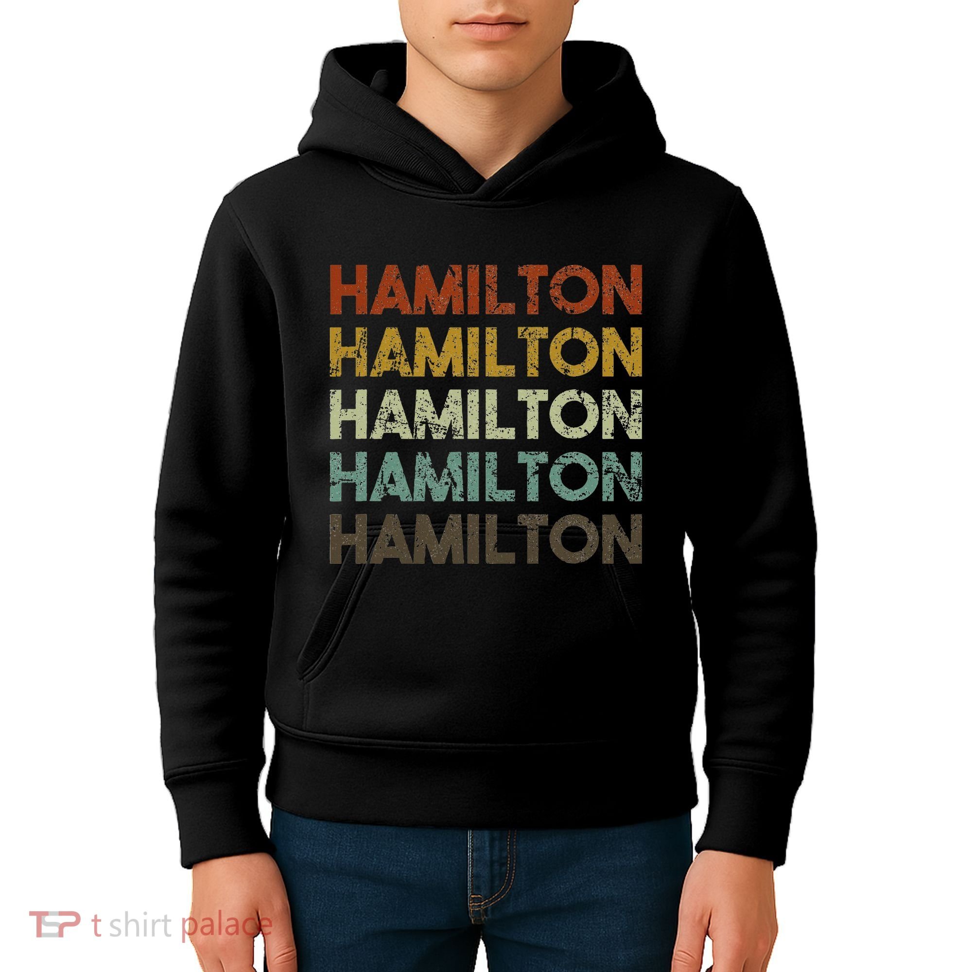 Hamilton Bermuda Retro Style Kids Hoodie