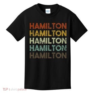 Hamilton Bermuda Retro Style Kids T-Shirt