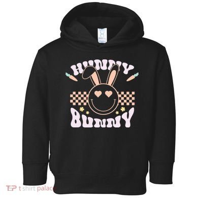 Hunny Bunny Retro Easter Holiday Toddler Hoodie