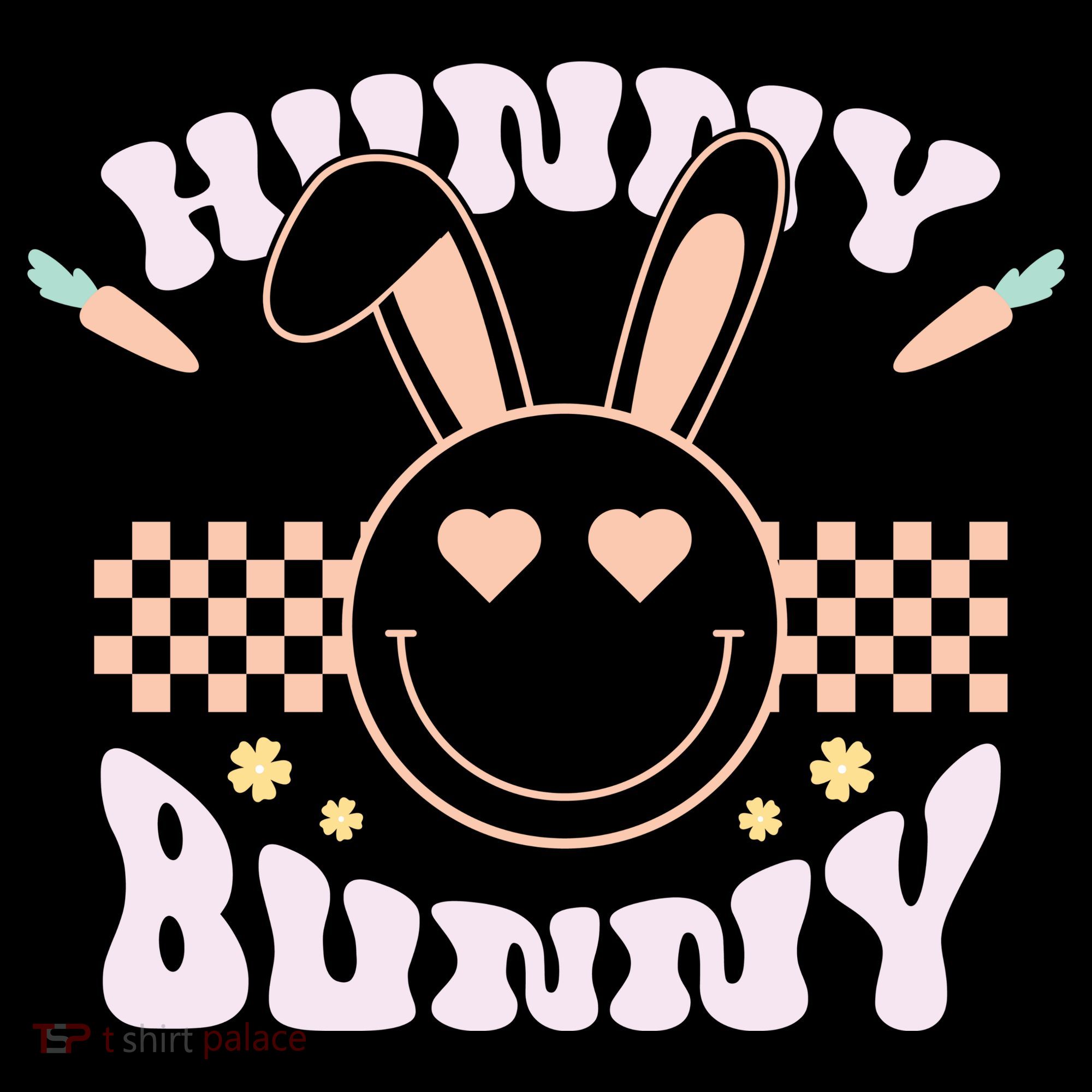 Hunny Bunny Retro Easter Holiday Toddler Hoodie