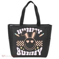Hunny Bunny Retro Easter Holiday Tote Bag thumb 0