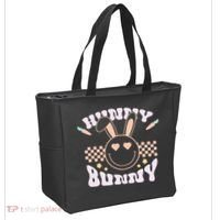 Hunny Bunny Retro Easter Holiday Tote Bag thumb 2