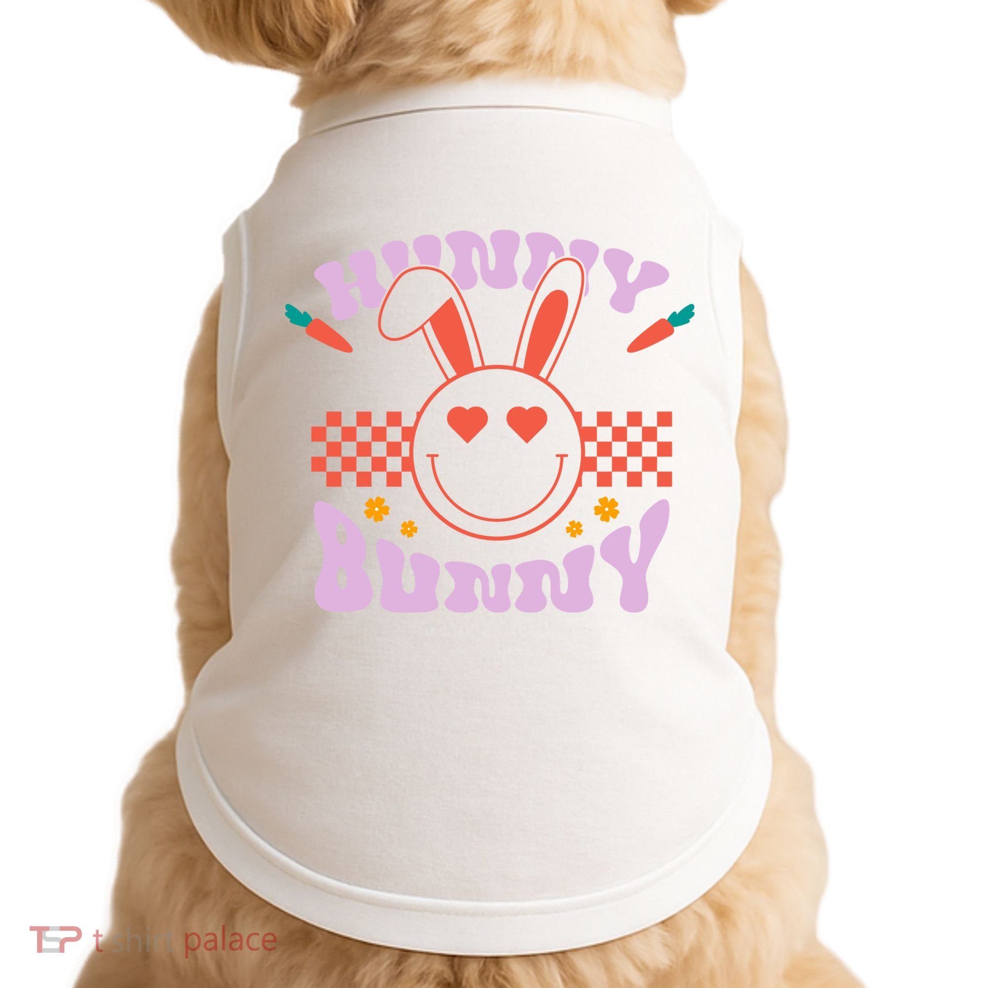 Hunny Bunny Retro Easter Holiday Doggie Tank