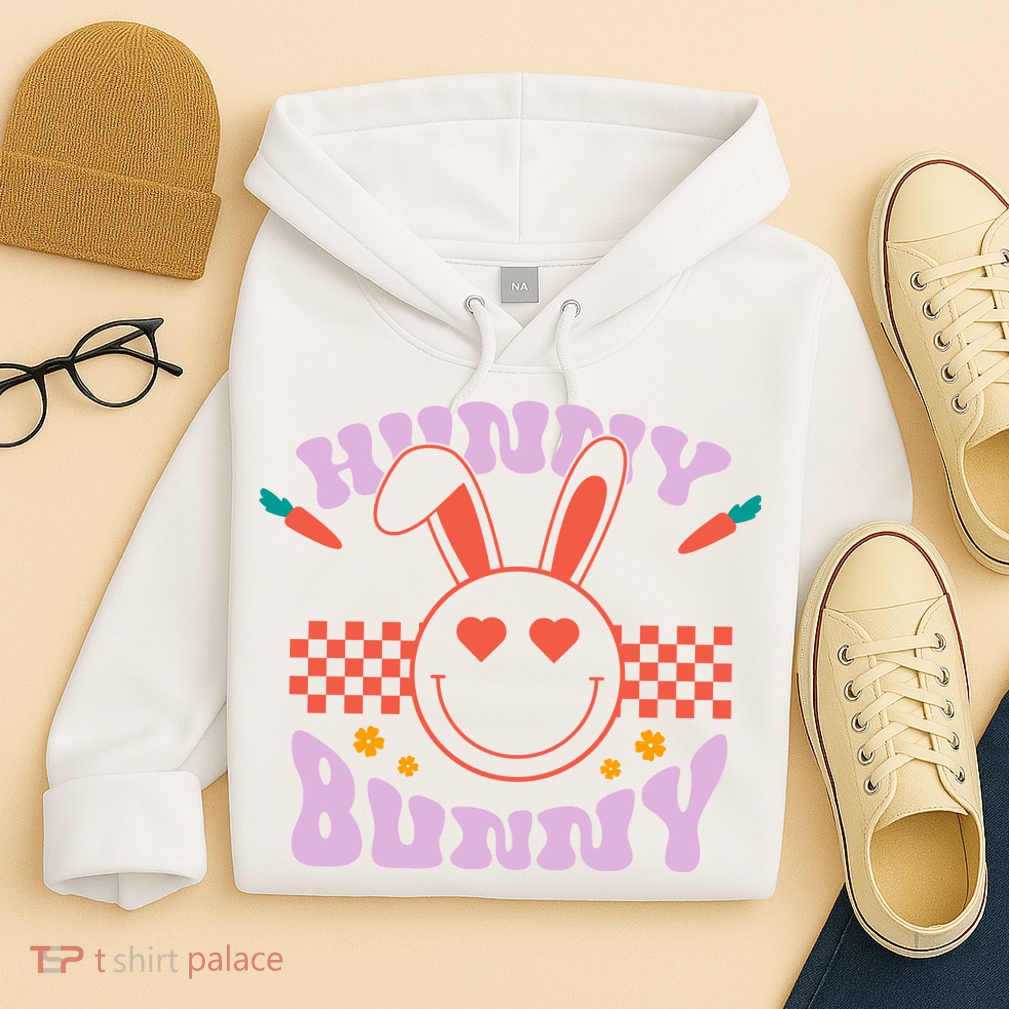 Hunny Bunny Retro Easter Holiday Hoodie