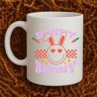 Hunny Bunny Retro Easter Holiday Coffee Mug thumb 2