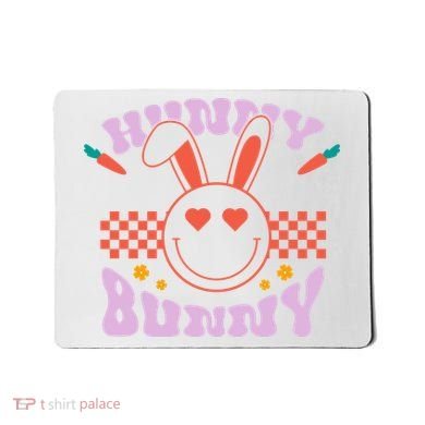 Hunny Bunny Retro Easter Holiday Mousepad