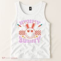 Hunny Bunny Retro Easter Holiday Tank Top thumb 2