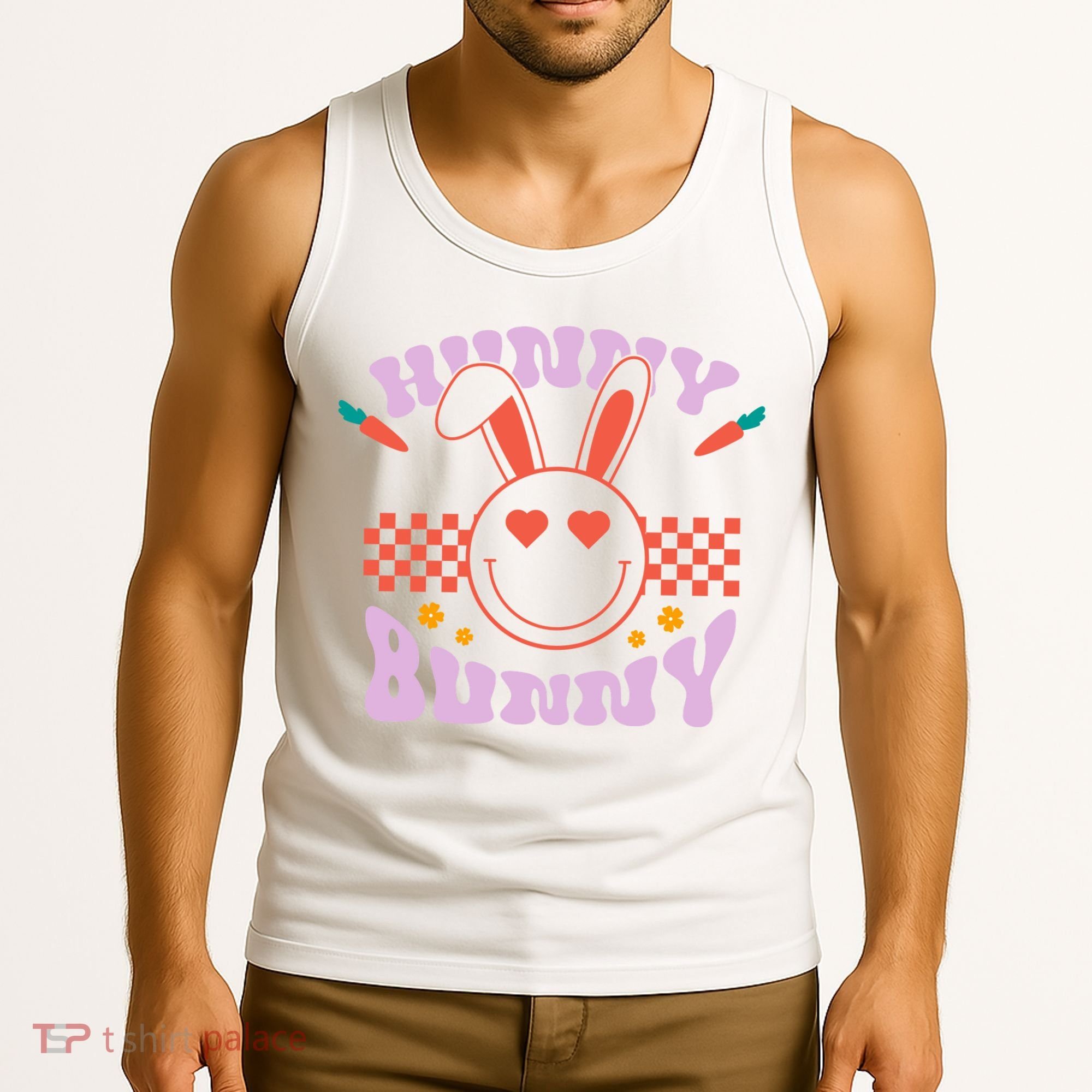 Hunny Bunny Retro Easter Holiday Tank Top
