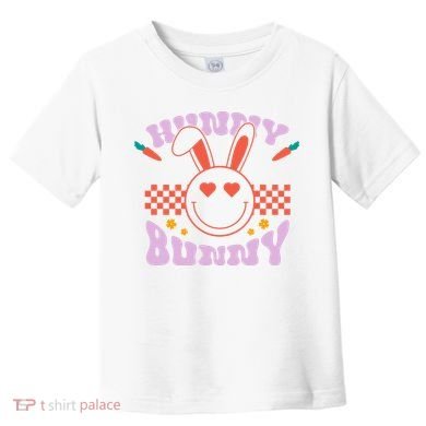 Hunny Bunny Retro Easter Holiday Toddler T-Shirt