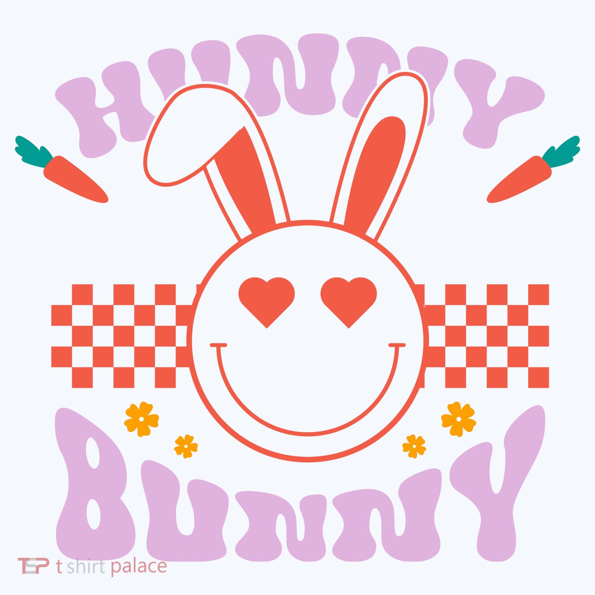 Hunny Bunny Retro Easter Holiday Plastic Christmas Ball Ornament