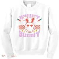 Hunny Bunny Retro Easter Holiday Kids Sweatshirt thumb 0