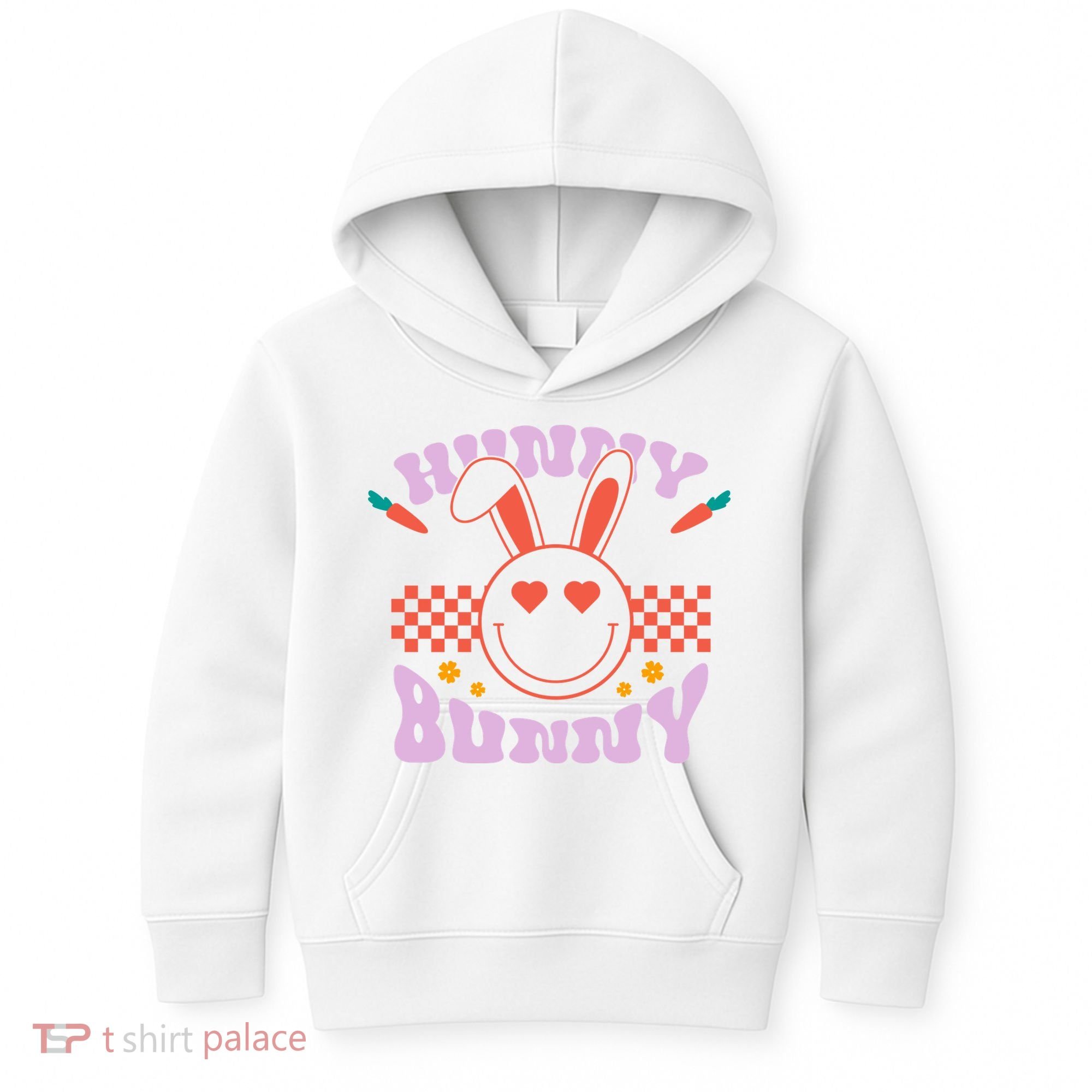 Hunny Bunny Retro Easter Holiday Kids Hoodie