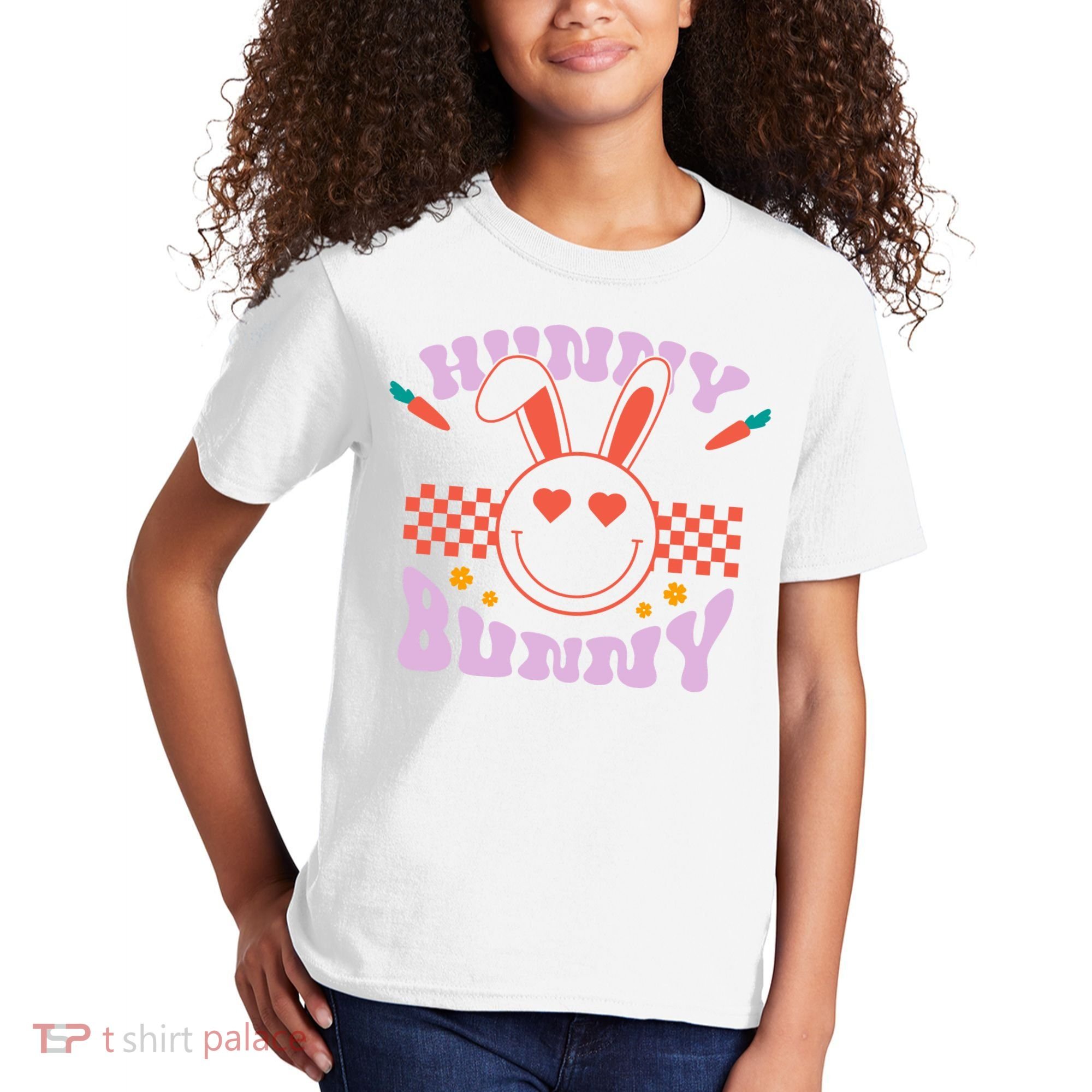 Hunny Bunny Retro Easter Holiday Kids T-Shirt