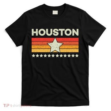 Houston Baseball Retro Vintage T-Shirt