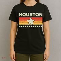 Houston Baseball Retro Vintage T-Shirt thumb 4