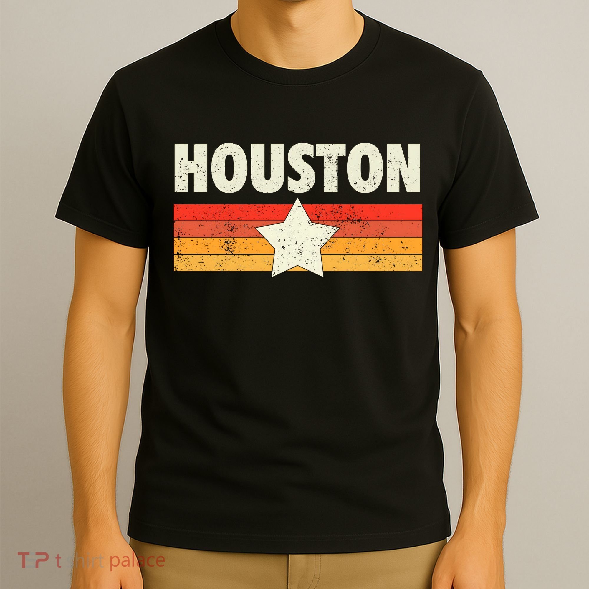 Houston Baseball Retro Vintage Gift T-Shirt