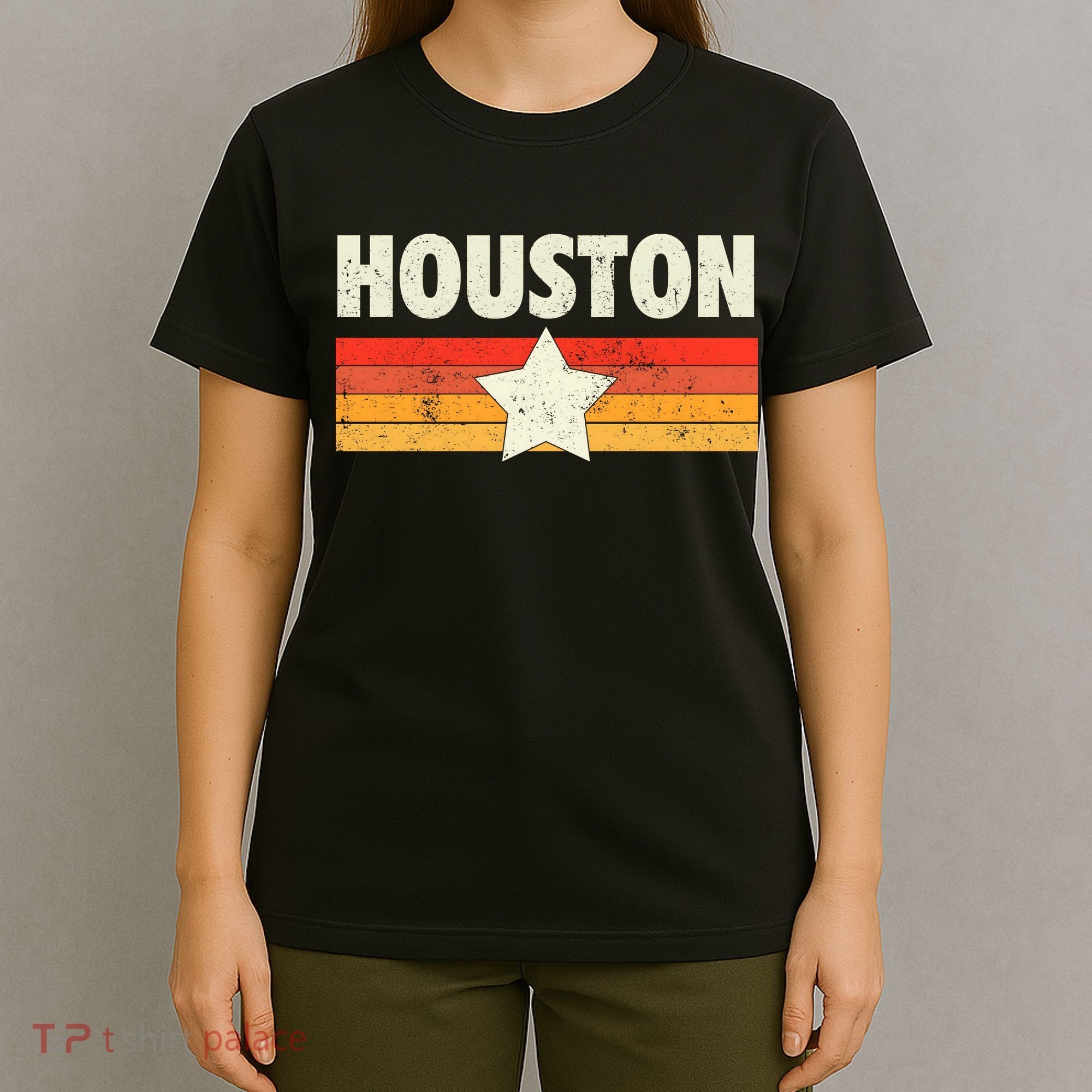 Houston Baseball Retro Vintage Gift T-Shirt