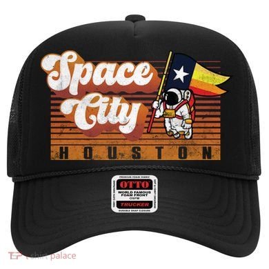 Houston Baseball Space City Astronaut Retro Distressed Hat